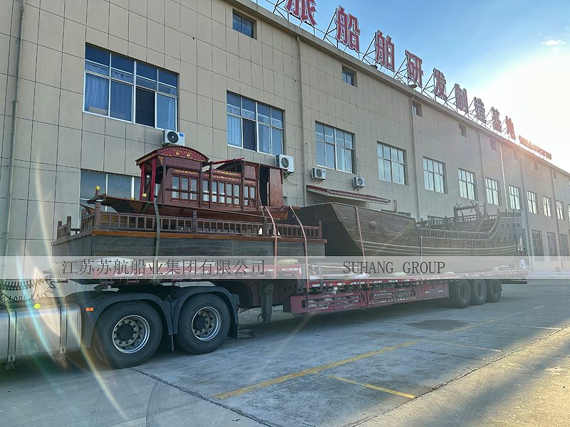 宁夏银川市砂之船奥特莱斯景观装饰船