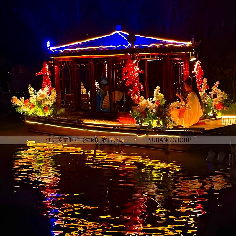 仿古游船改花船怎么改的?